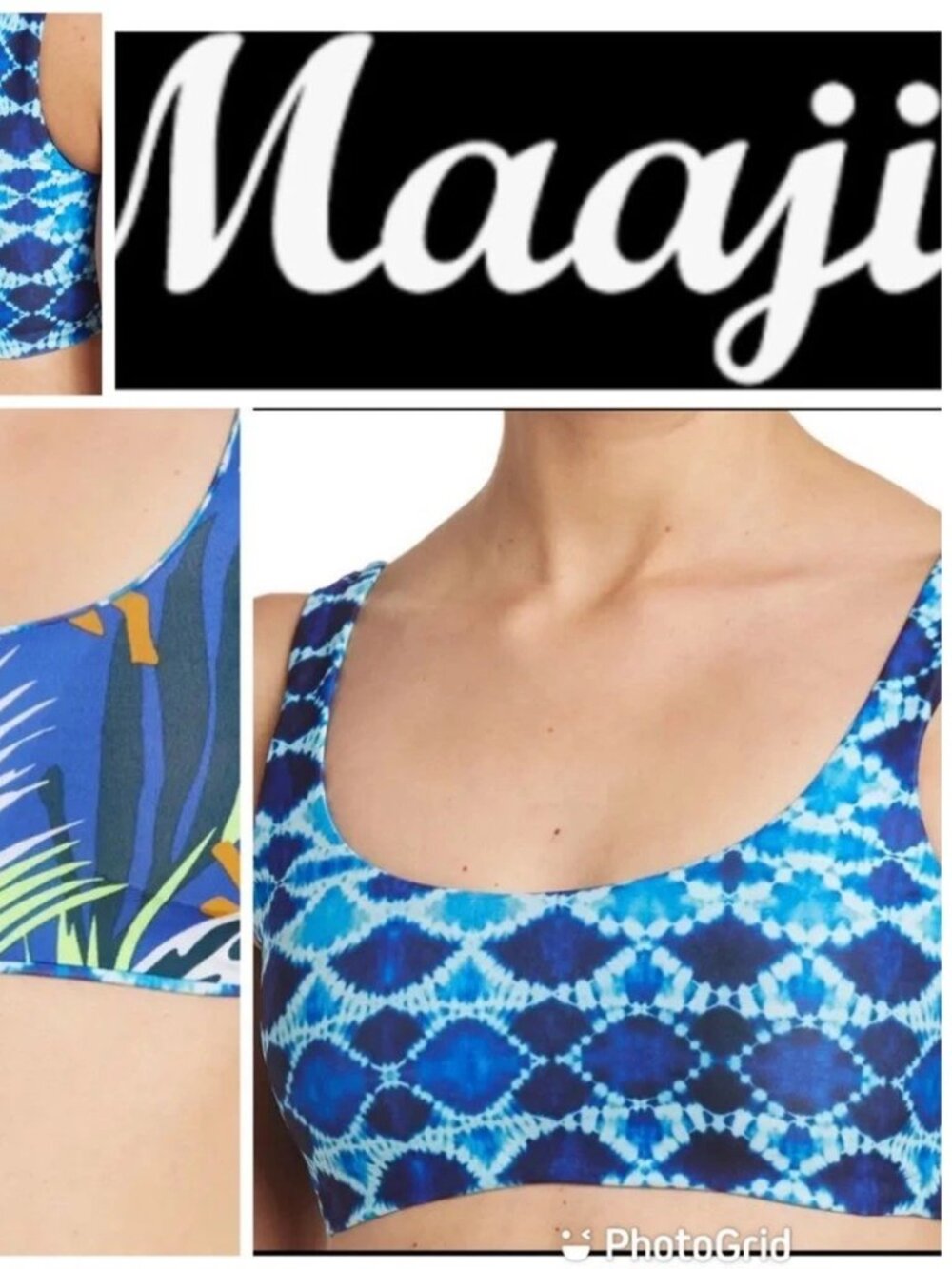 MAAJI TECHNICOLOR GUINEA SPORTY & LOVE STORIES SAMANTHA REVERSIBLE BRALETTE